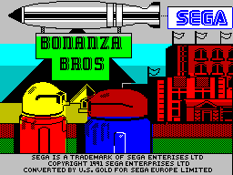 Bonanza Bros. (ZX Spectrum 128) (Spectrum) (gamerip) (1991